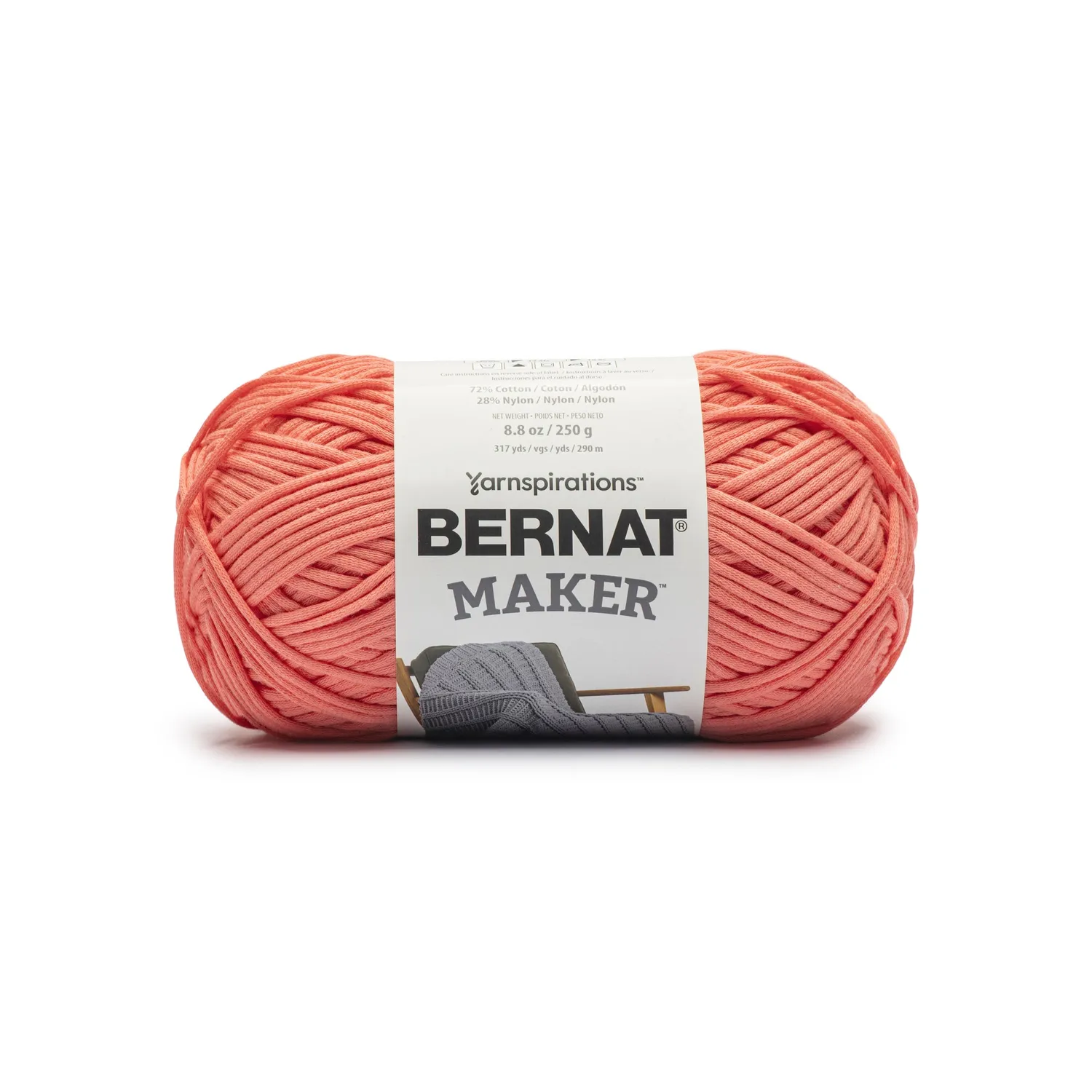 Bernat Maker Schlauchgarn 250g Baumwolle weich