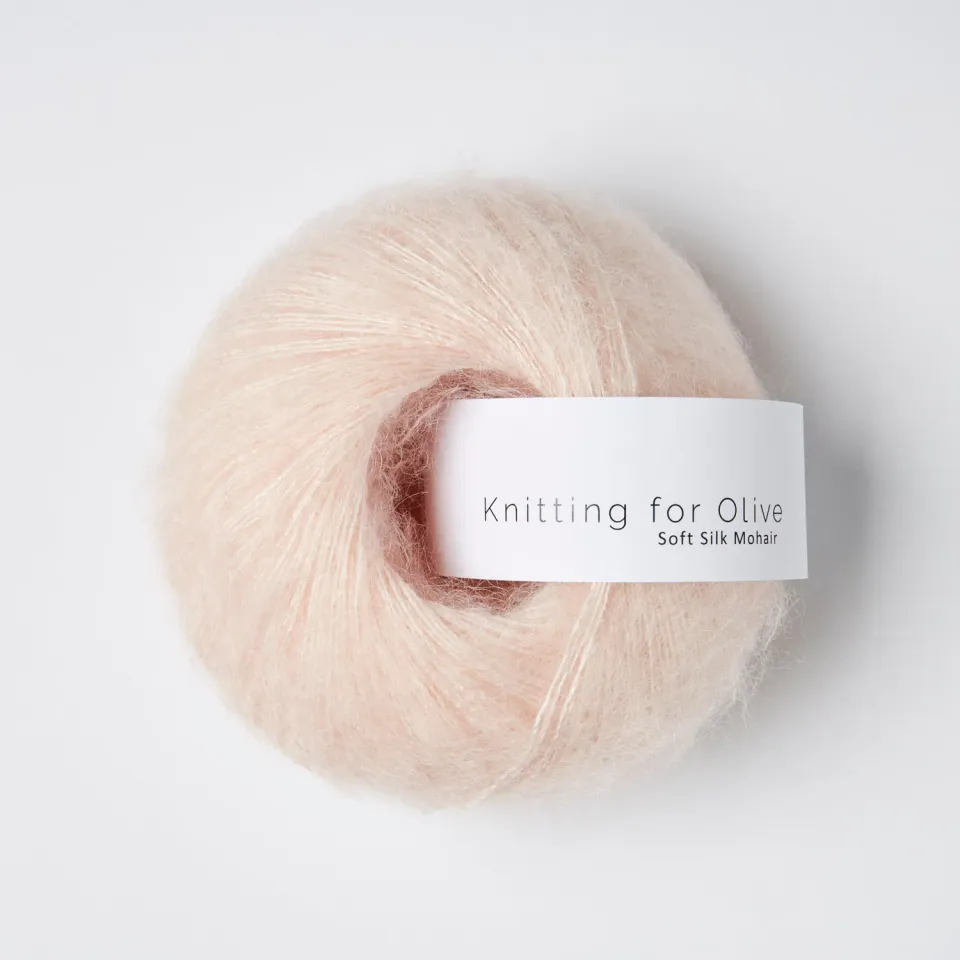Knitting for Olive Soft Silk Mohair Ballerina zartes Rosa