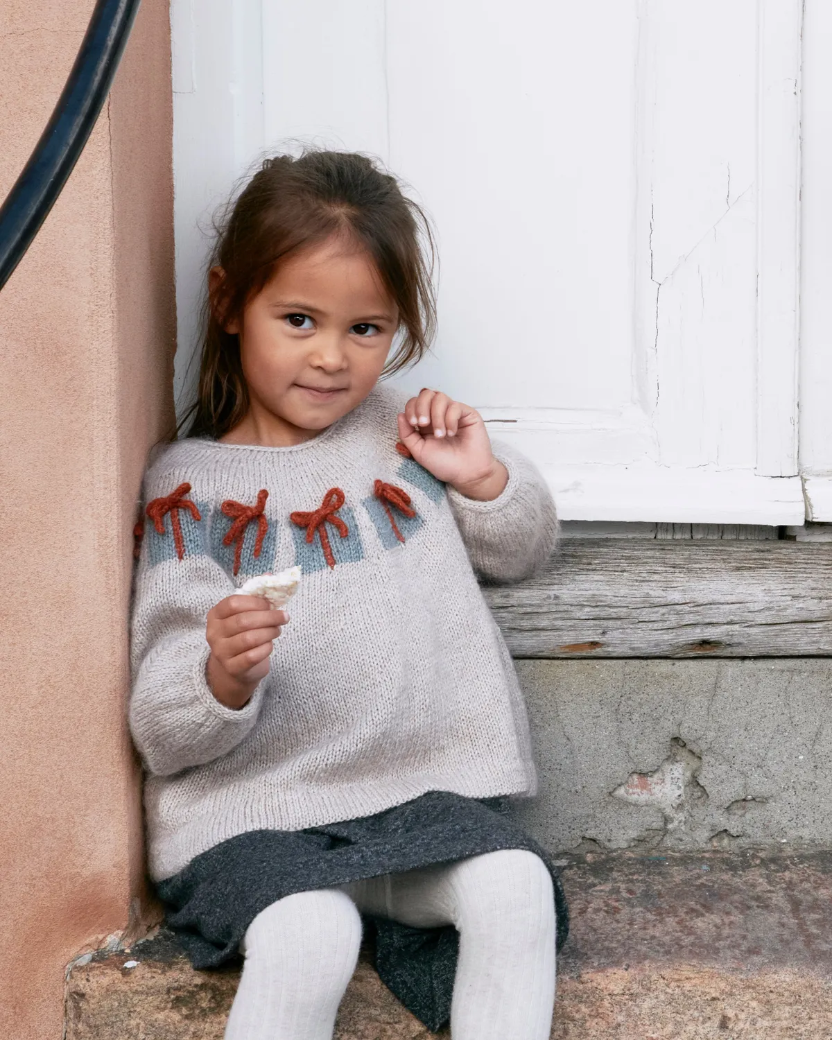 Knitting for Olive Christmas Morning Tunic Strickanleitung 1-12 Jahre