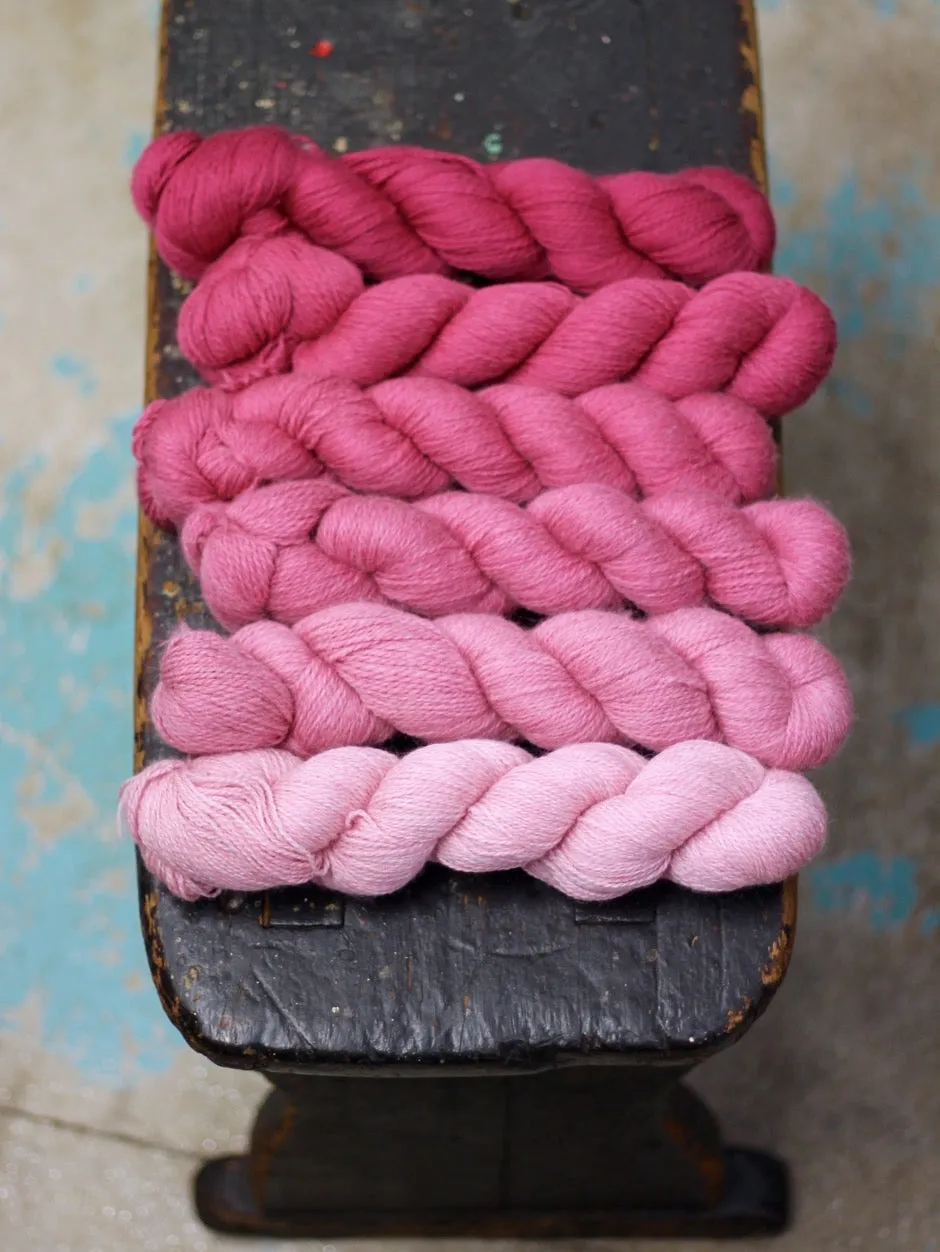John Arbon Knit by Numbers Gradient Set 150g Mini Gelb 4ply