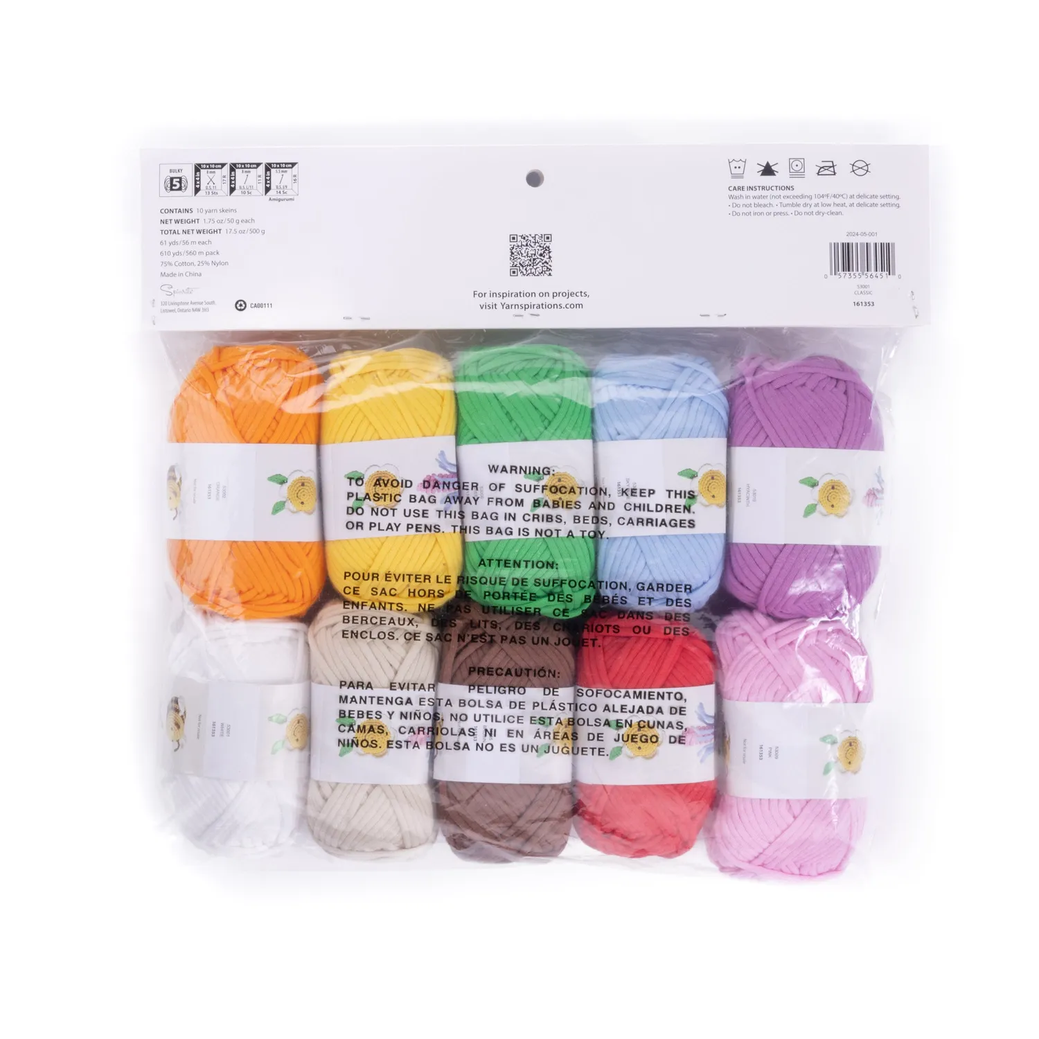 Bernat Maker Minis Pack Wolle 500g Classic Amigurumi Miniknäuel