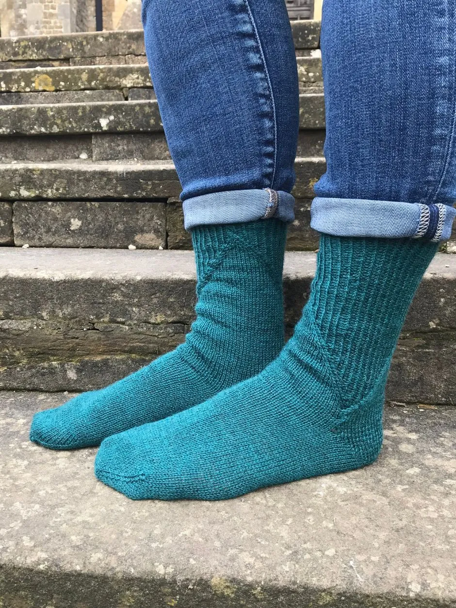John Arbon Gavl Socks Strickkit Drumble Gr. 1-2