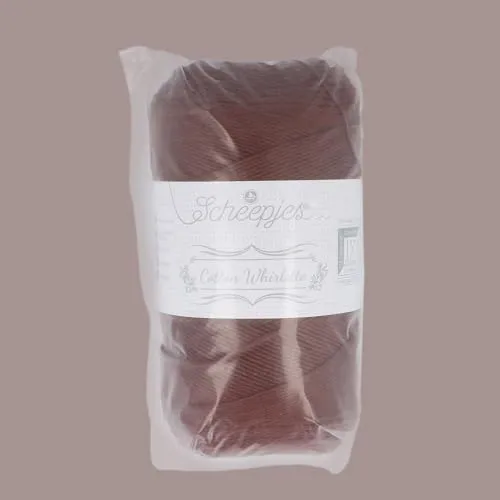 Scheepjes Cotton Whirlette 817 Baumwollgarn Schokolade 100g