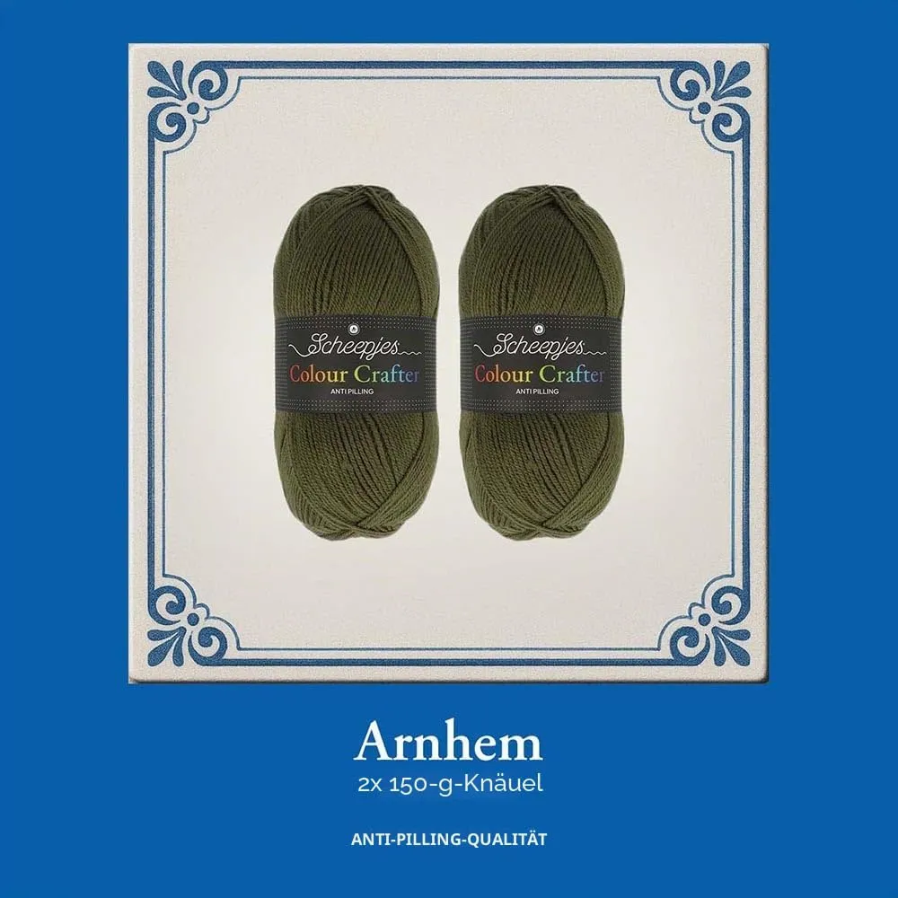 Scheepjes Colour Crafter Arnhem Acrylgarn 2x150g Pack