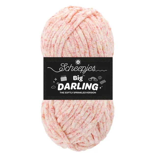 Scheepjes Big Darling Effektgarn 05 Strawberry 150g rosa