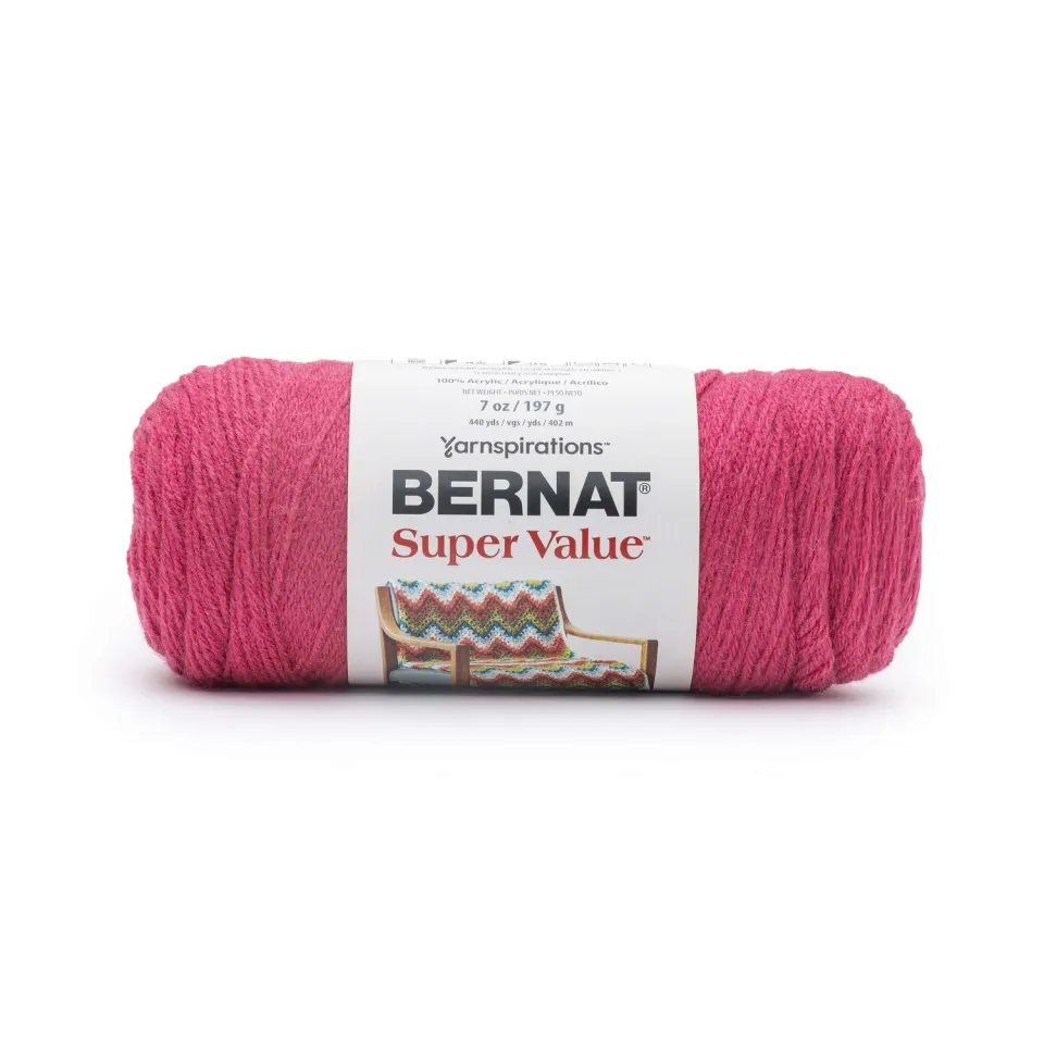 Bernat Super Value Acrylgarn einfarbig günstige Allround-Wolle