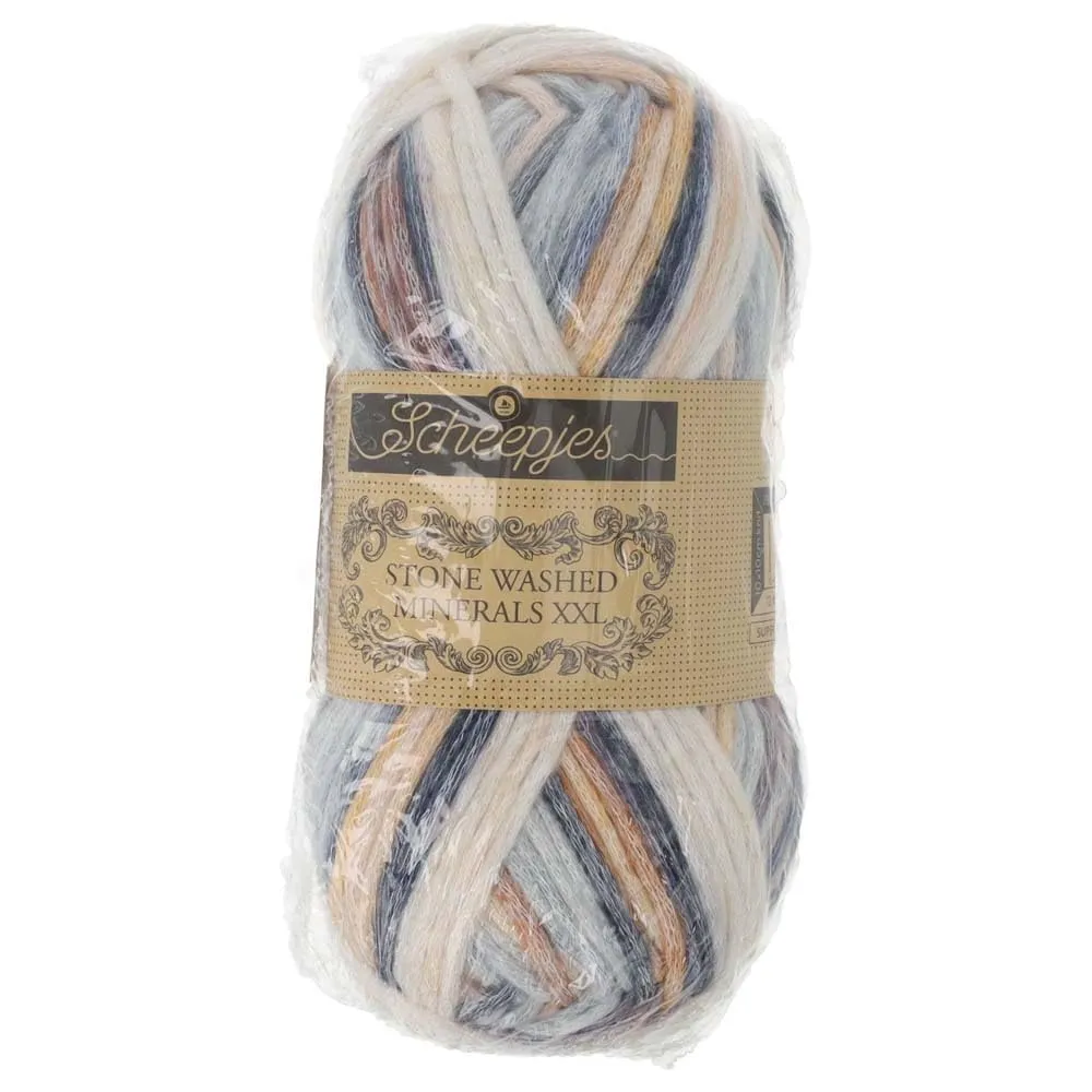 Scheepjes Stone Washed Minerals XXL Garn 919 Kobalt Kupfer 100g
