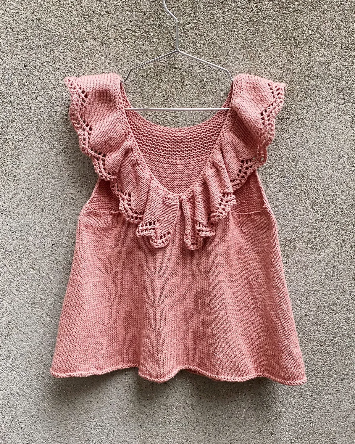 Knitting for Olive Angel Dress Strickanleitung Kleid Deutsch ärmellos