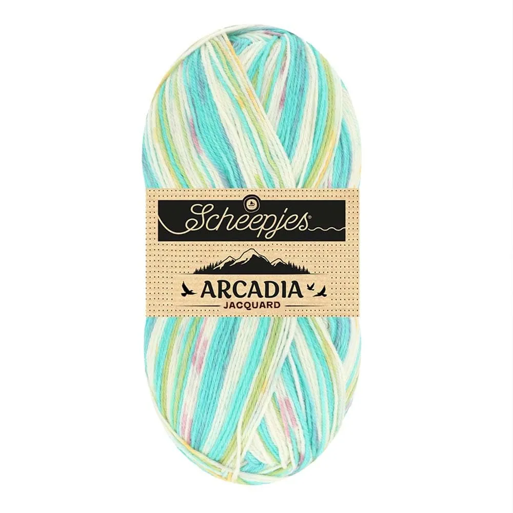 Scheepjes Arcadia Jacquard Strickgarn 100g 1002 Wildfern Wolle