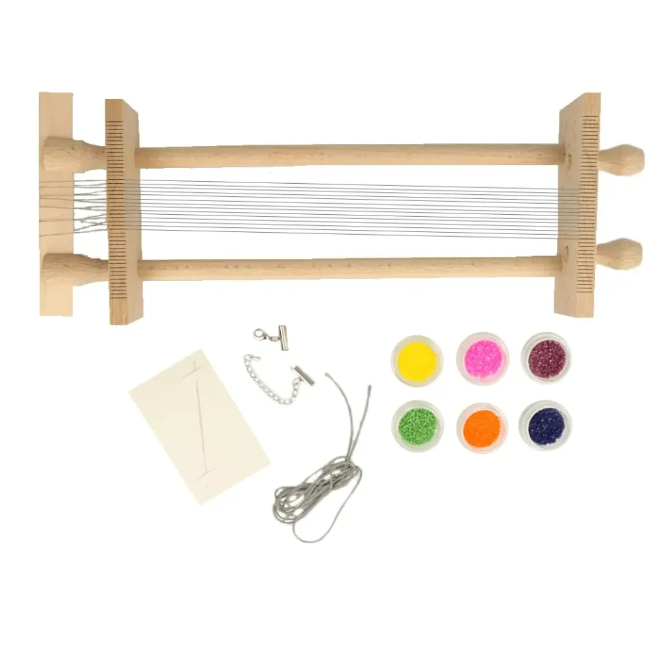 Scheepjes Bead Perlenwebstuhl Webrahmen Set 6 Farben Armbänder