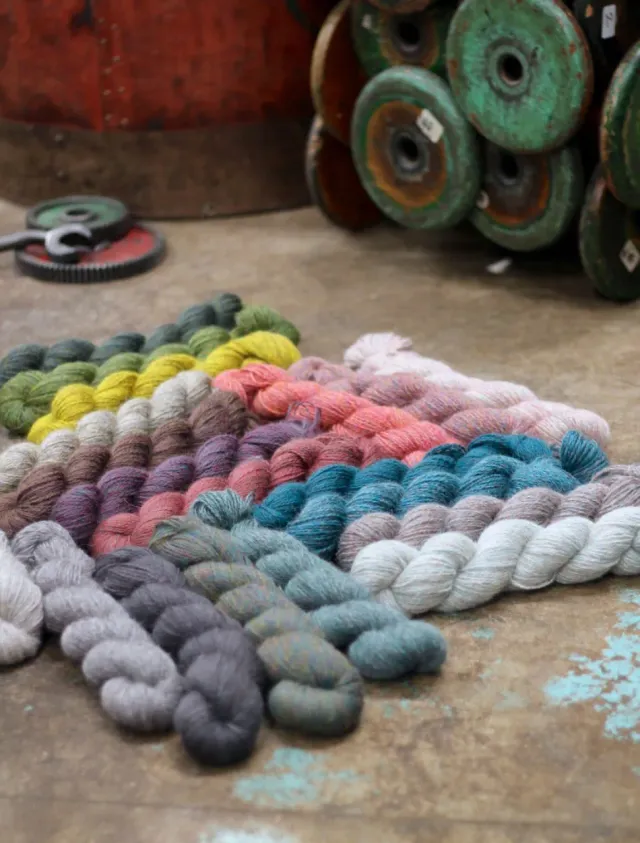 John Arbon Appledore DK Wolle 100g Tweed rustikal