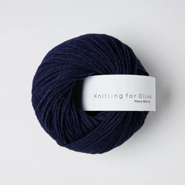 Knitting for Olive Heavy Merino Wolle Navy Blue 50g dunkelblau
