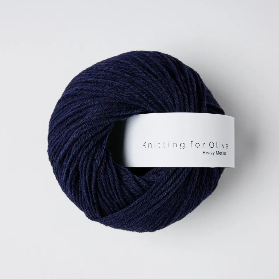 Knitting for Olive Heavy Merino Wolle Navy Blue 50g dunkelblau
