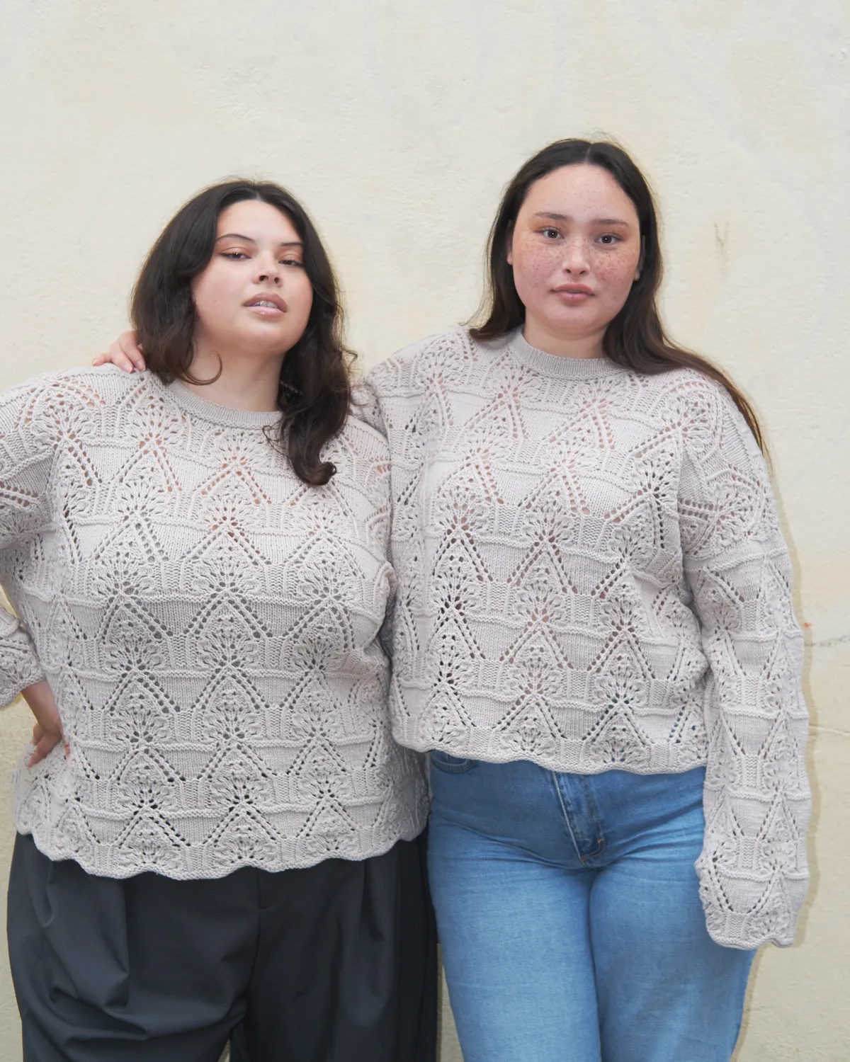 Knitting for Olive Madeleine Strickanleitung Lochmusterpullover deutsch