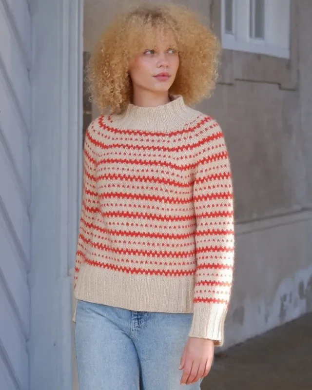 Knitting for Olive Katholt Sweater Strickanleitung deutsch Fair Isle