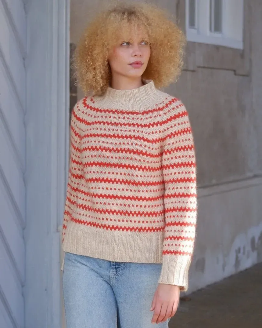 Knitting for Olive Katholt Sweater Strickanleitung deutsch Fair Isle
