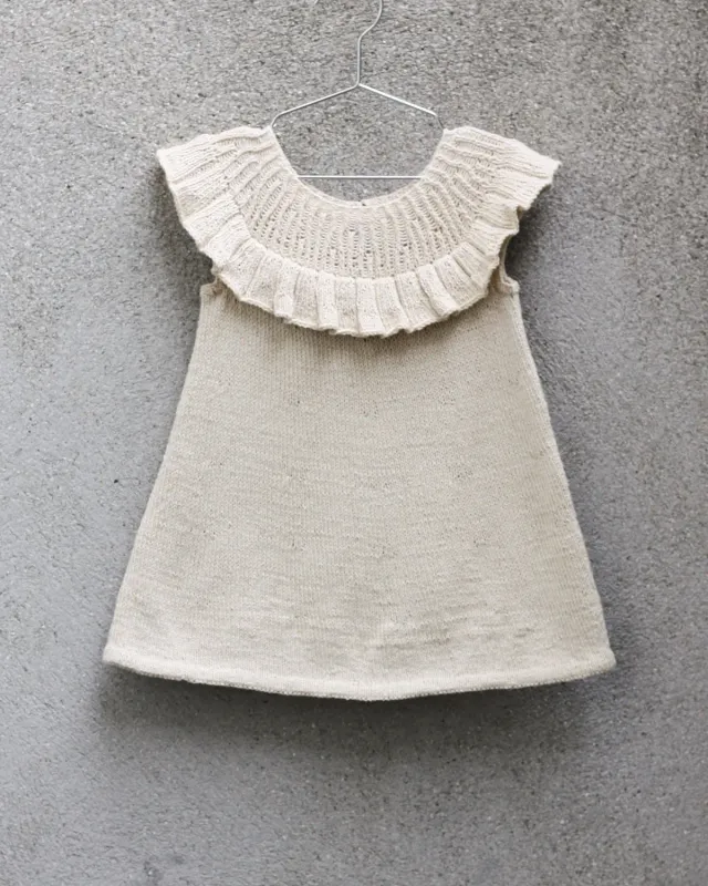 Knitting for Olive Polly Dress Strickanleitung Deutsch Rüschen