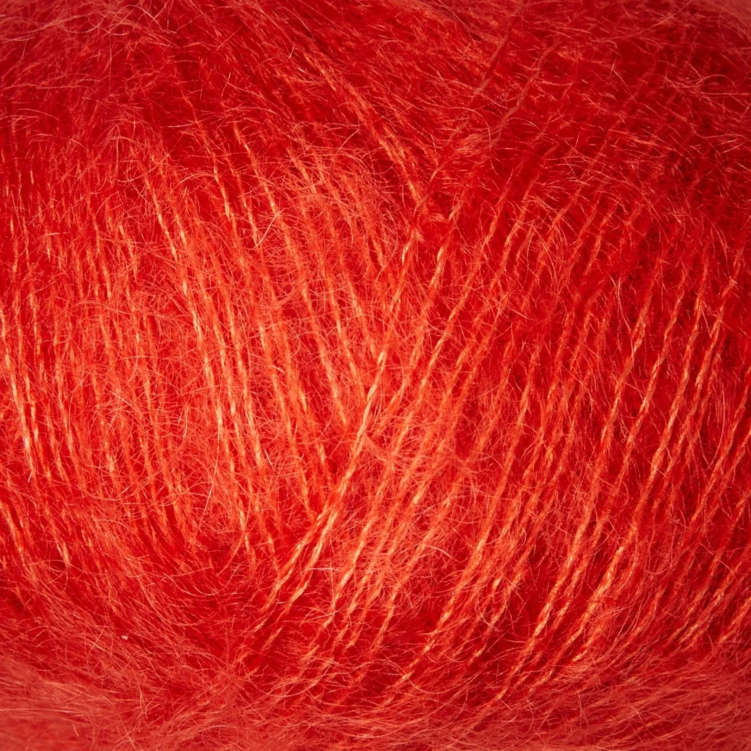 Knitting for Olive Soft Silk Mohair Wolle Blood Orange 225m