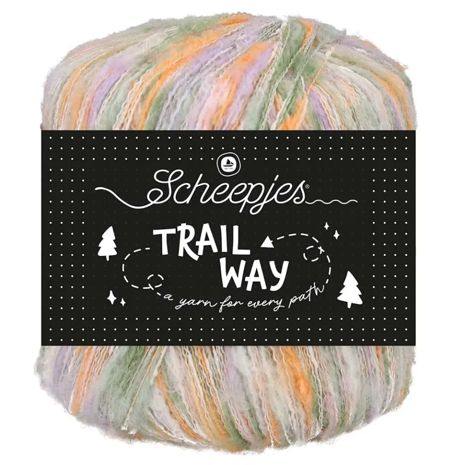 Scheepjes Trailway 007 Foxglove Strickgarn 50g lila-orange