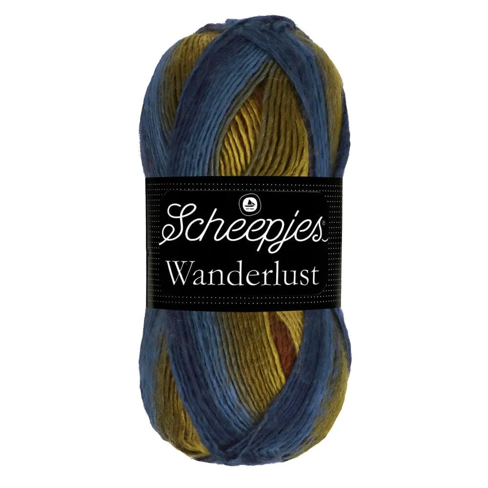 Scheepjes Wanderlust Garn 100g Havana 454 braun