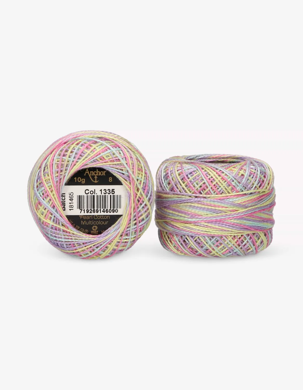 Anchor Pearl Cotton Multicolour 8 Stickgarn Stärke 8 mehrfarbig