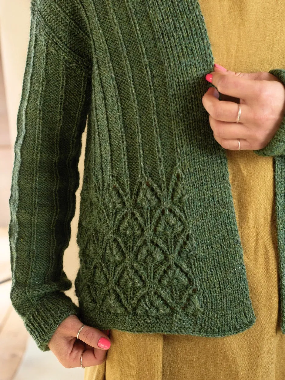 John Arbon Seafarer Thelma Cardigan Strickkit Nessie Gr.1