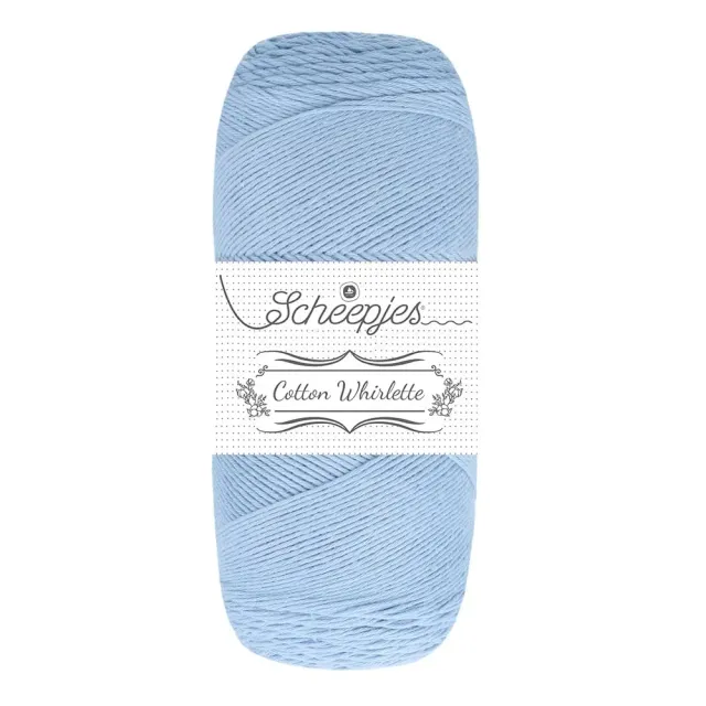 Scheepjes Cotton Whirlette 811 Bobbel Macaron Blau 100g