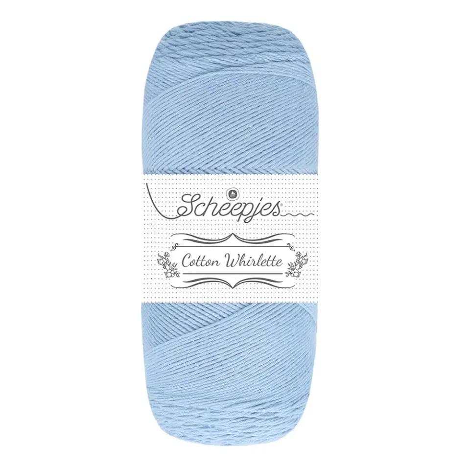 Scheepjes Cotton Whirlette 811 Bobbel Macaron Blau 100g