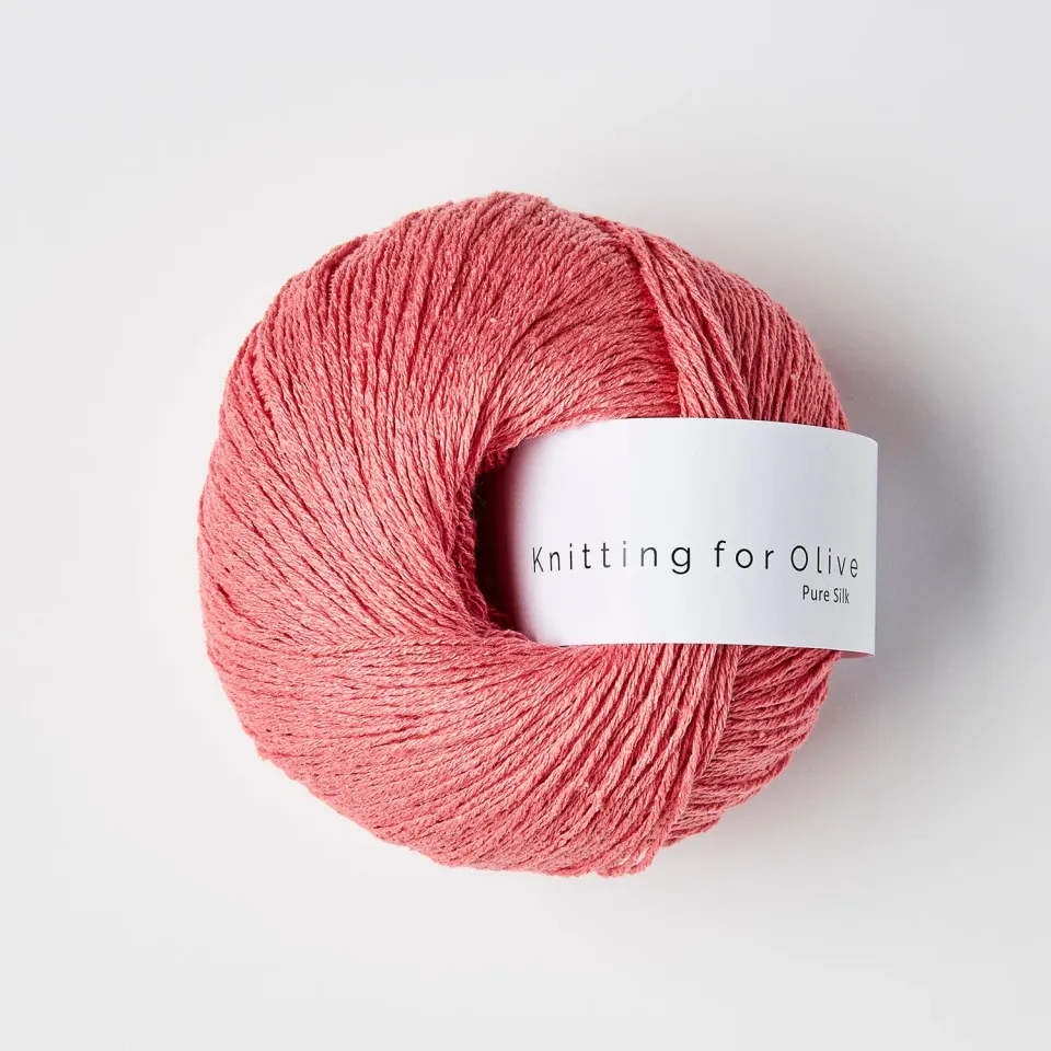 Knitting for Olive Pure Silk Seidengarn Raspberry Pink Bourette