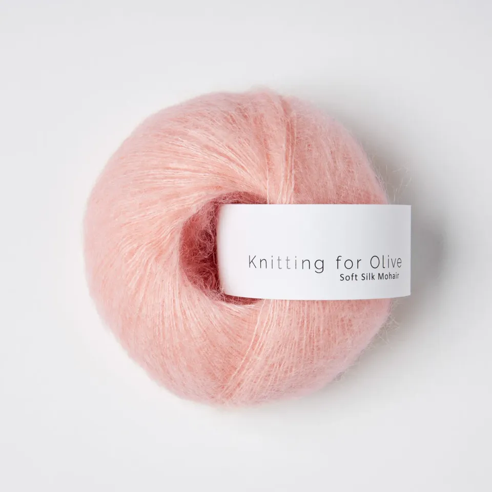 Knitting for Olive Soft Silk Mohair Poppy Rose Beilaufgarn