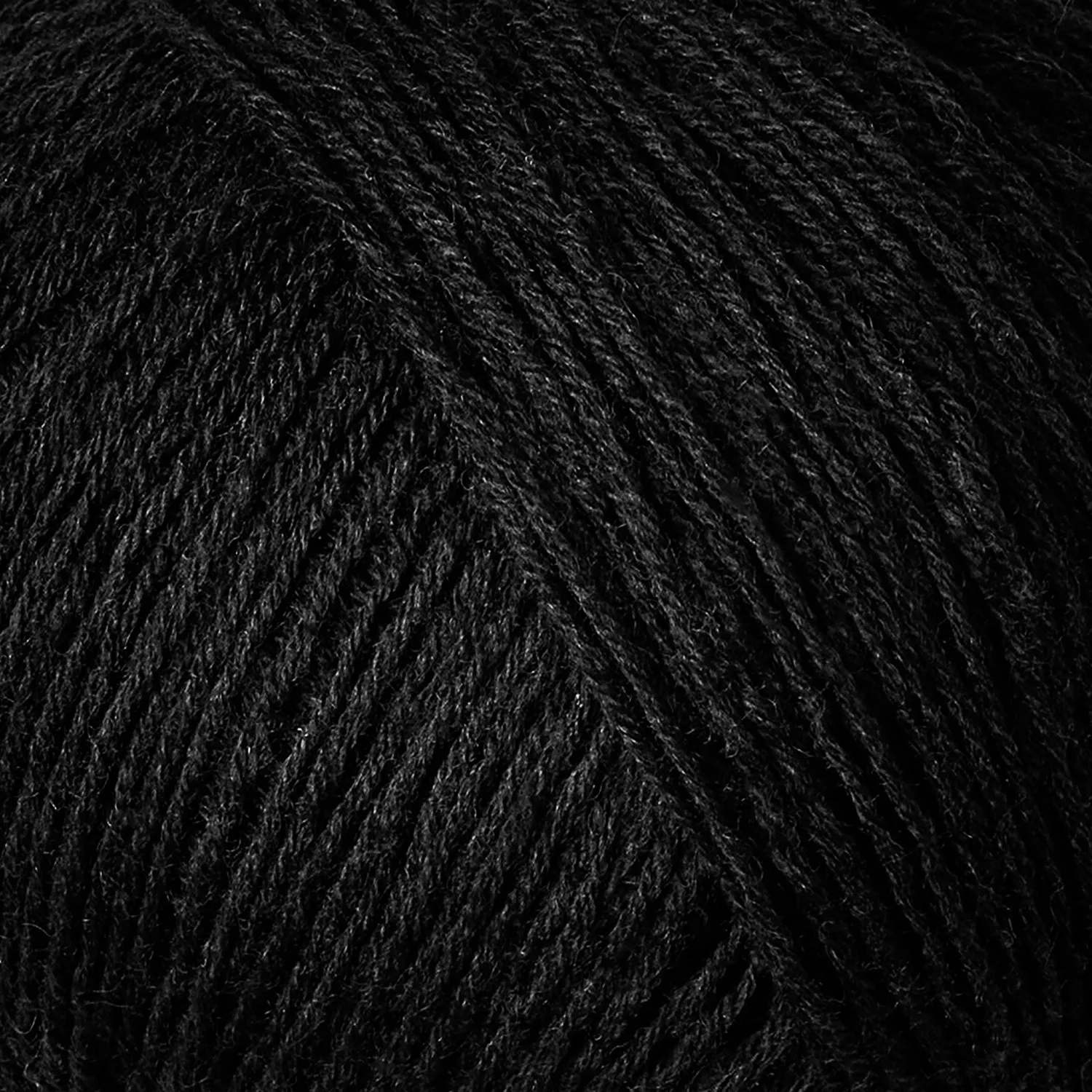 Knitting for Olive Merino Wolle Licorice Schwarz kühles Winter-Schwarz