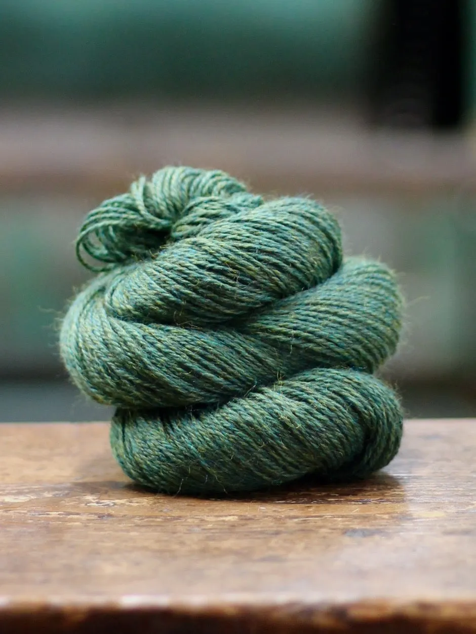 John Arbon Boundaries Shawl Strickkit Galleta Guitar mit Zopf