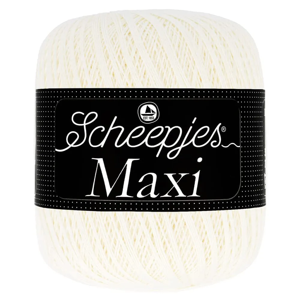 Scheepjes Maxi Häkelgarn Snow White 106 1x100g weiß