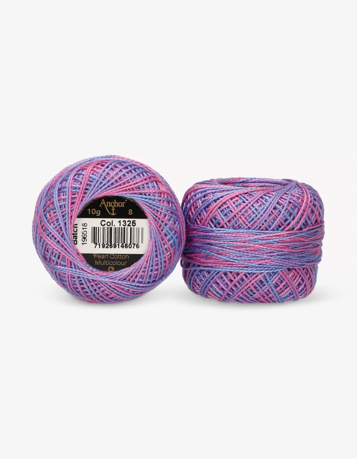 Anchor Pearl Cotton Multicolour 8 Stickgarn Stärke 8 mehrfarbig