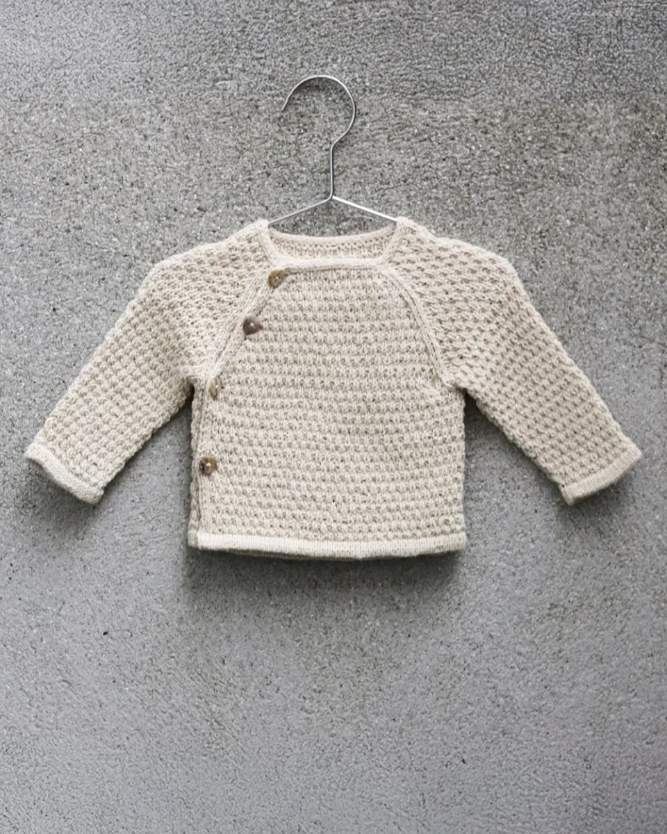 Knitting for Olive Oat Wrap Jacke Anleitung Deutsch Baby