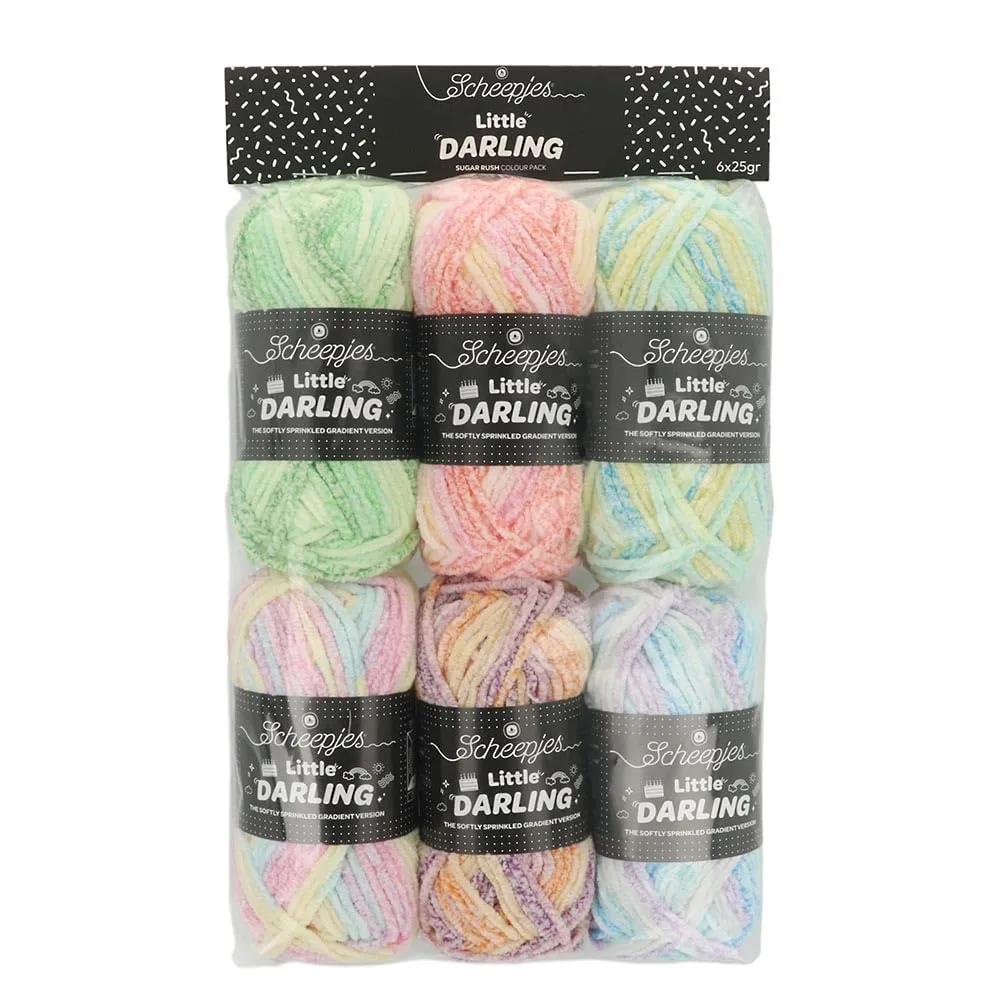 Scheepjes Little Darling Sprinkled Gradient Wolle Sundae Parade 4x25g