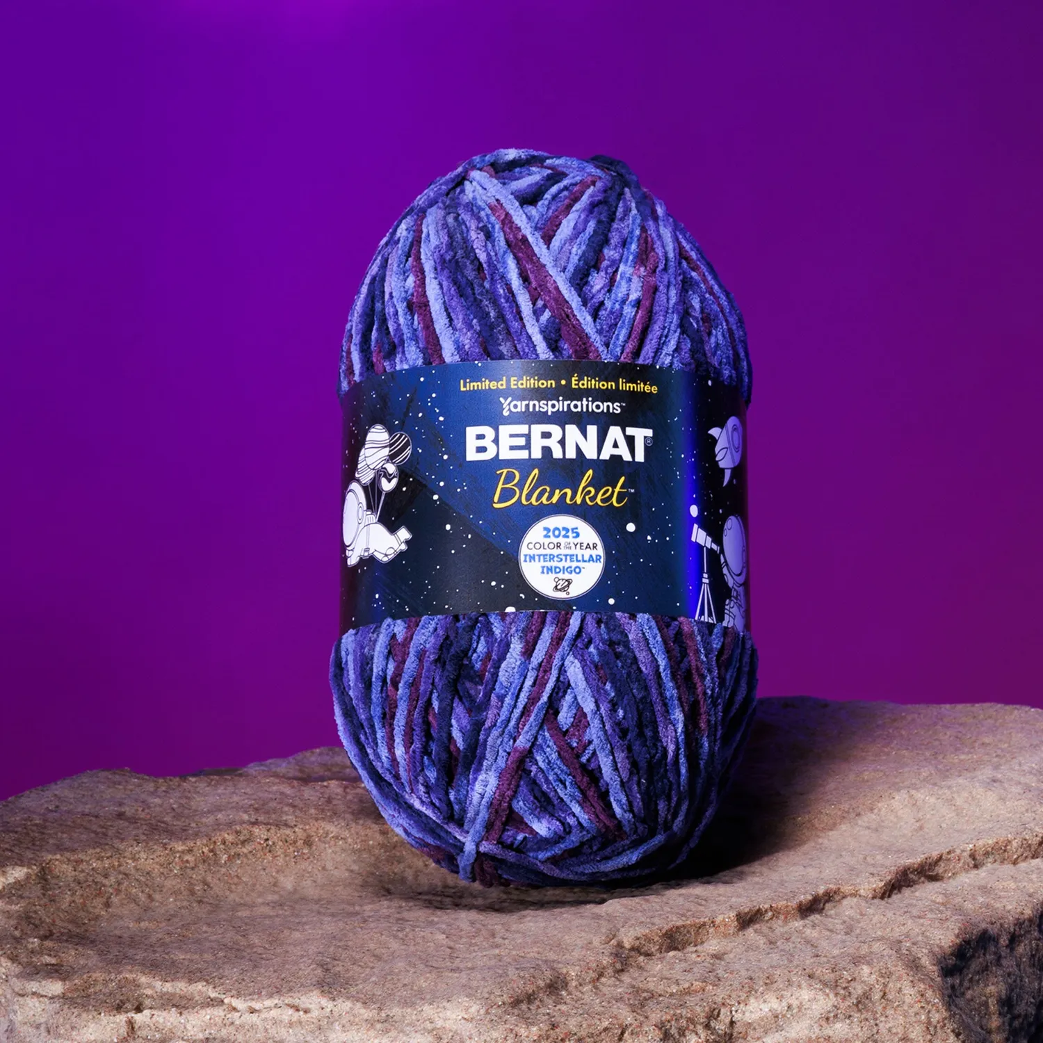 Bernat Blanket 2025 Wolle 1000g Interstellar Indigo
