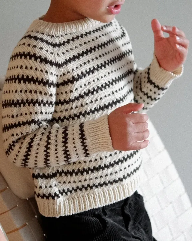 Knitting for Olive Katholt Sweater Kids Strickanleitung 1-12 J
