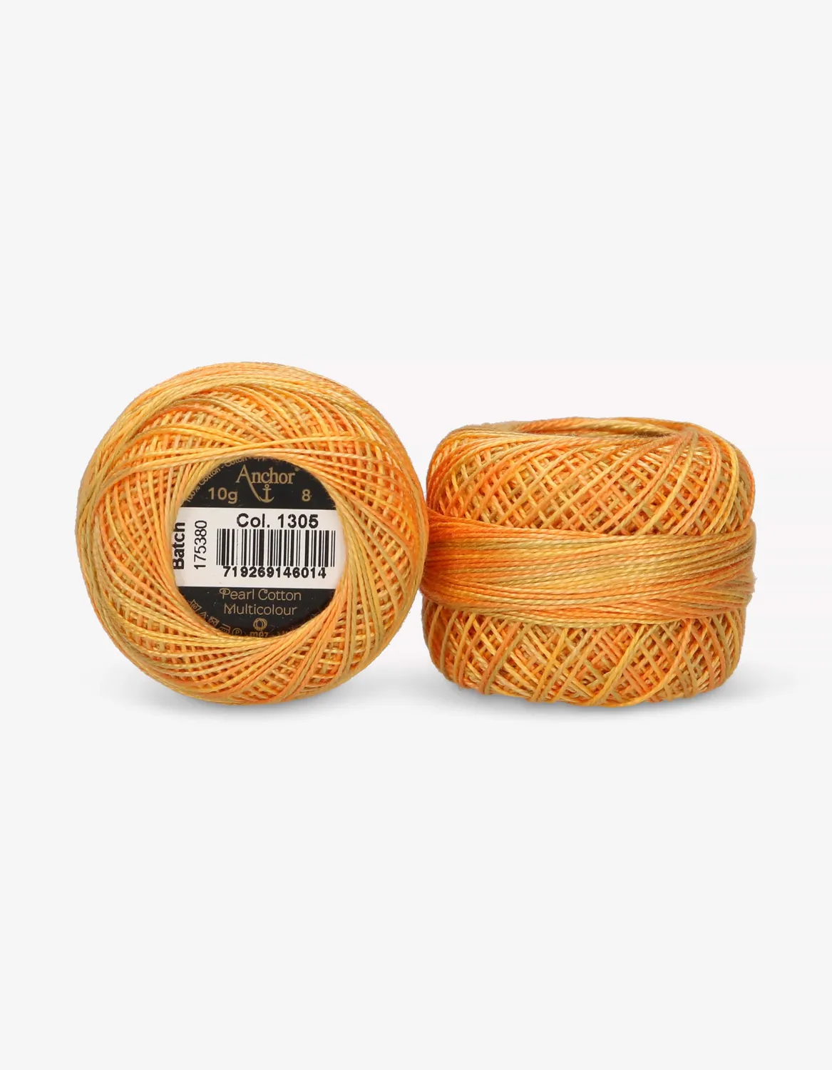 Anchor Pearl Cotton Multicolour 8 Stickgarn Stärke 8 mehrfarbig