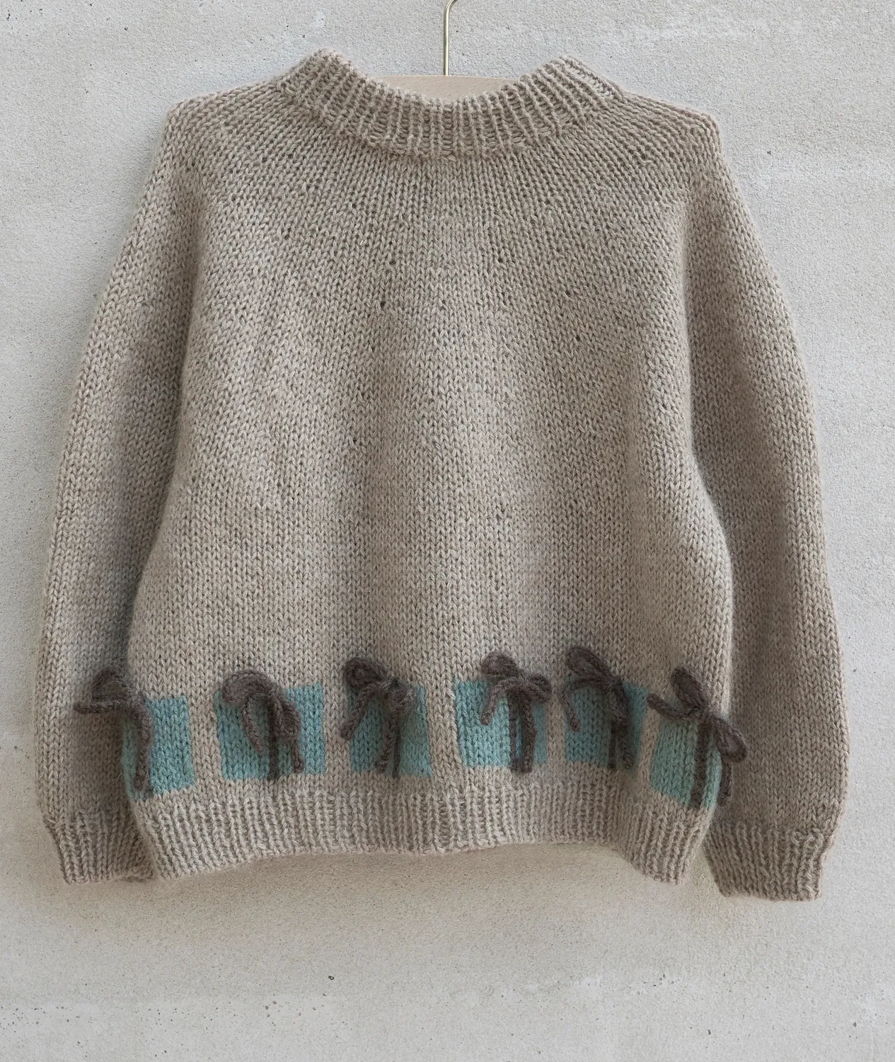 Knitting for Olive Christmas Morning Sweater Strickanleitung Kinder