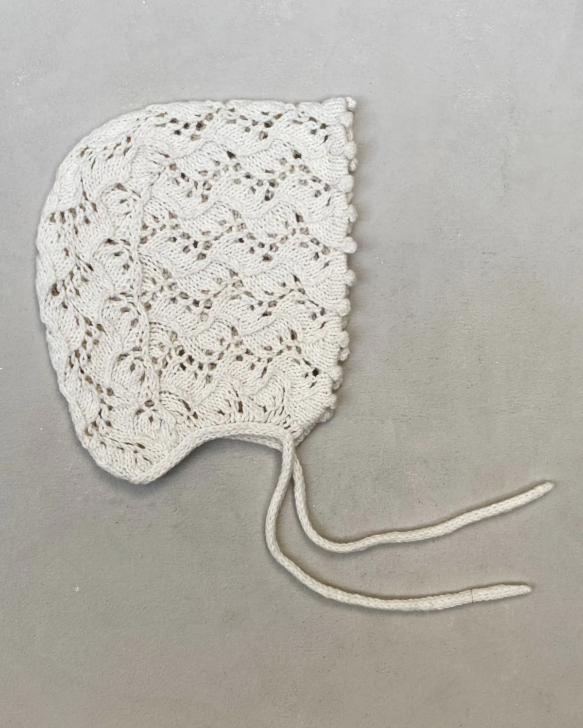 Knitting for Olive Holly Bonnet Strickanleitung Preemie-18M Spitze