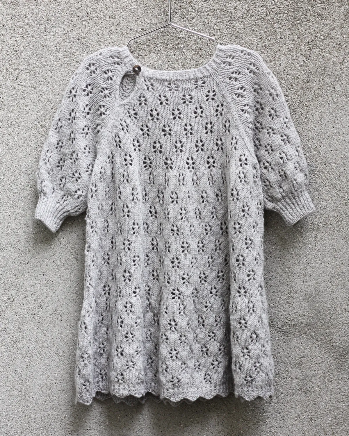 Knitting for Olive Margherita Dress Strickanleitung Kinder Lochmuster