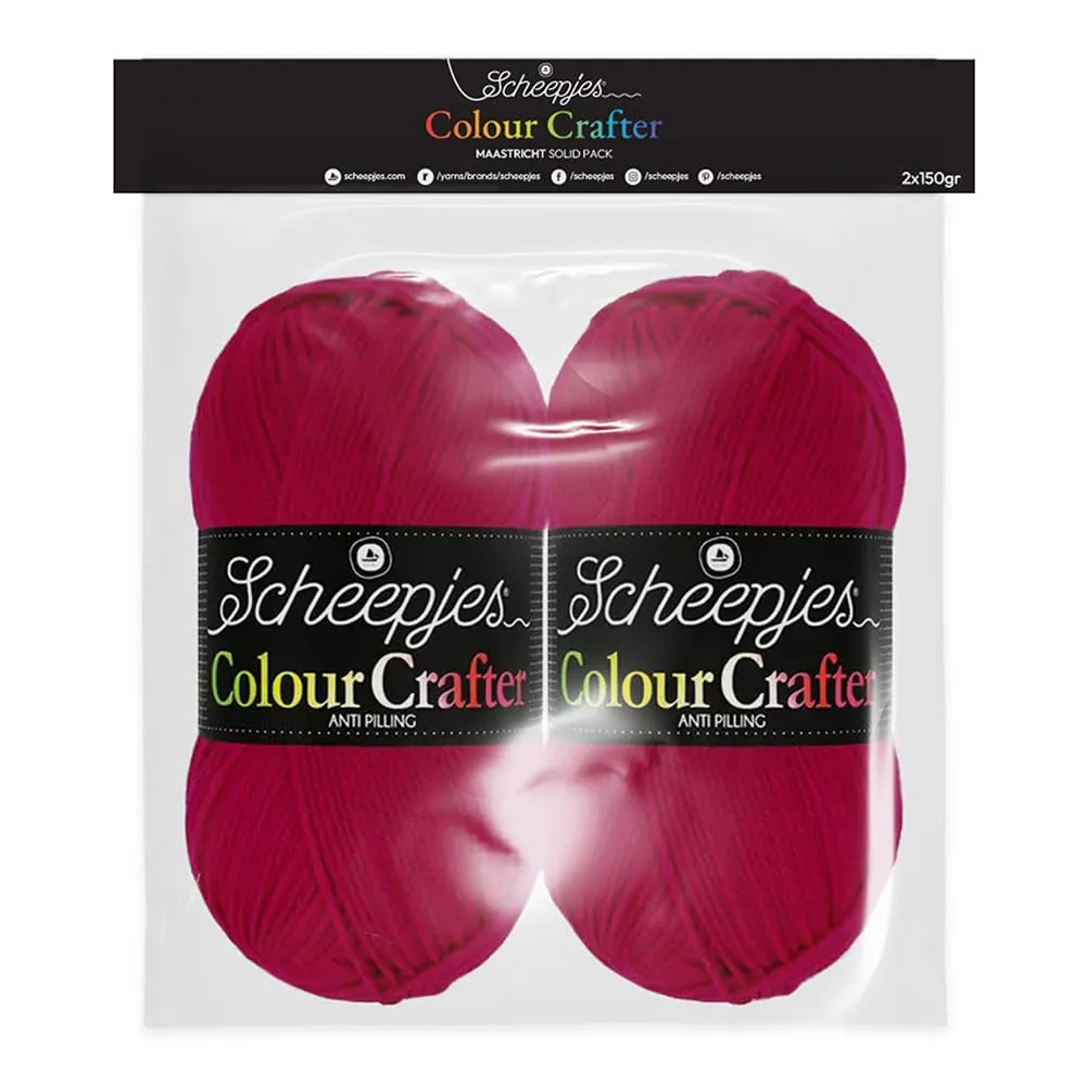 Scheepjes Colour Crafter Arnhem Acrylgarn 2x150g Pack