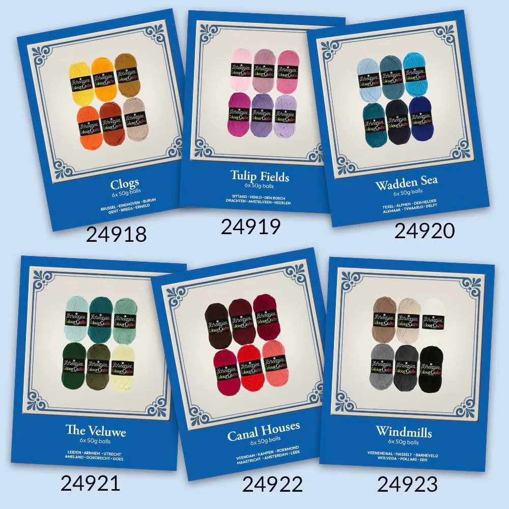 Scheepjes Colour Crafter Set 6x50g Die Veluwe Grün