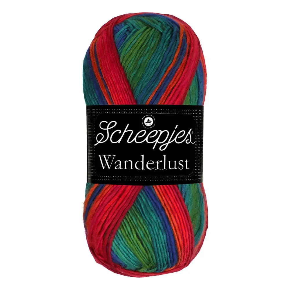 Scheepjes Wanderlust Garn 100g Havana 454 braun