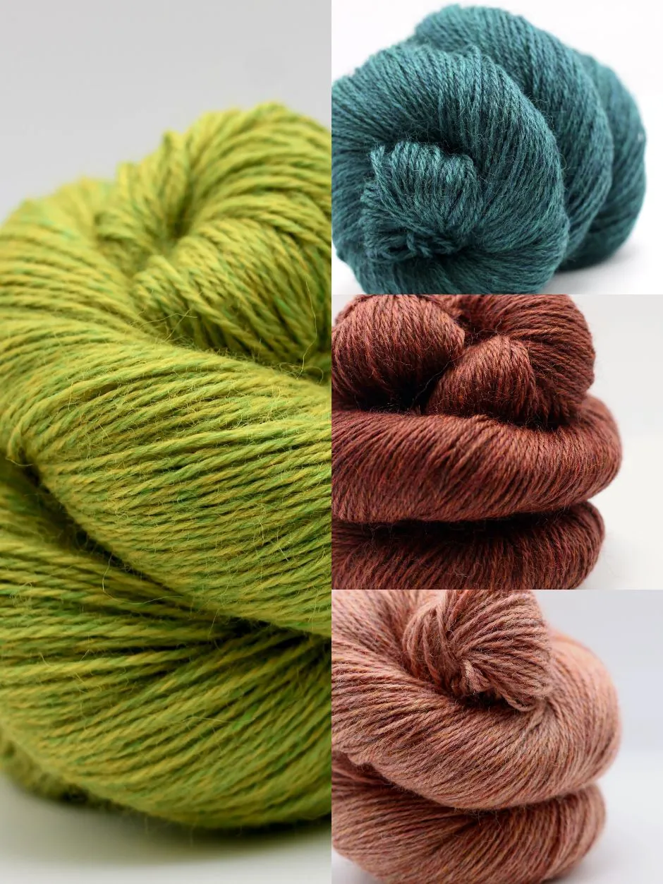 John Arbon Merle Krokodil Strickset Sport Toxic