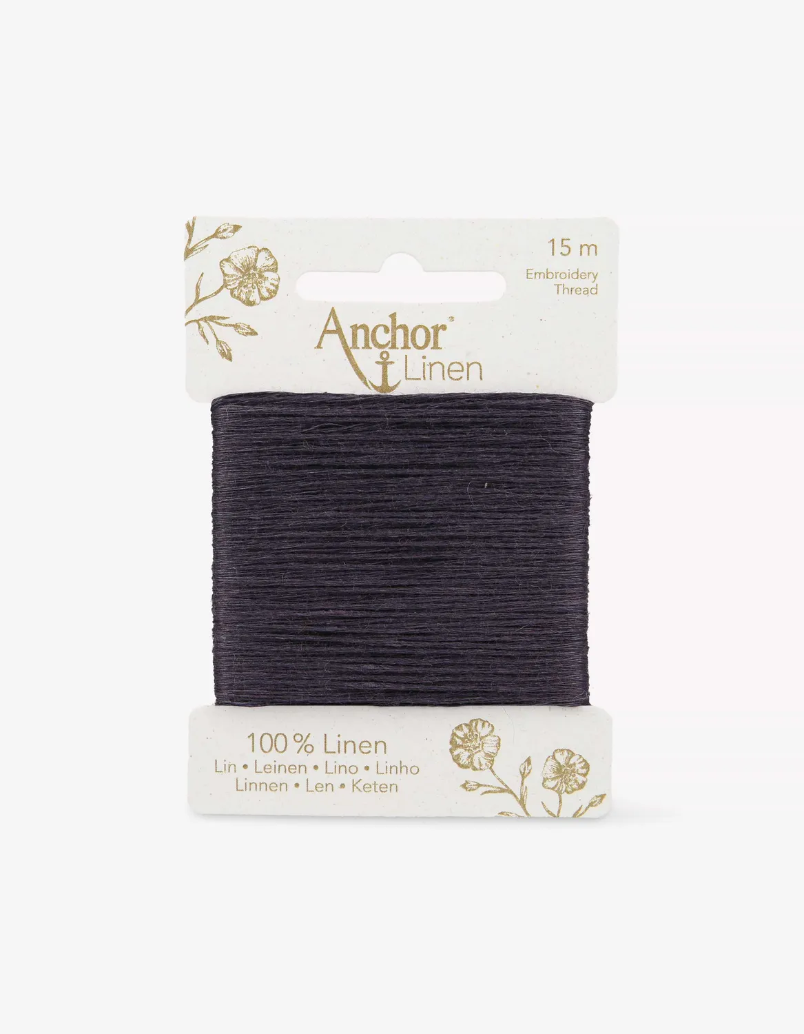 Anchor Linen Leinengarn 15m natur matt 6-fädig