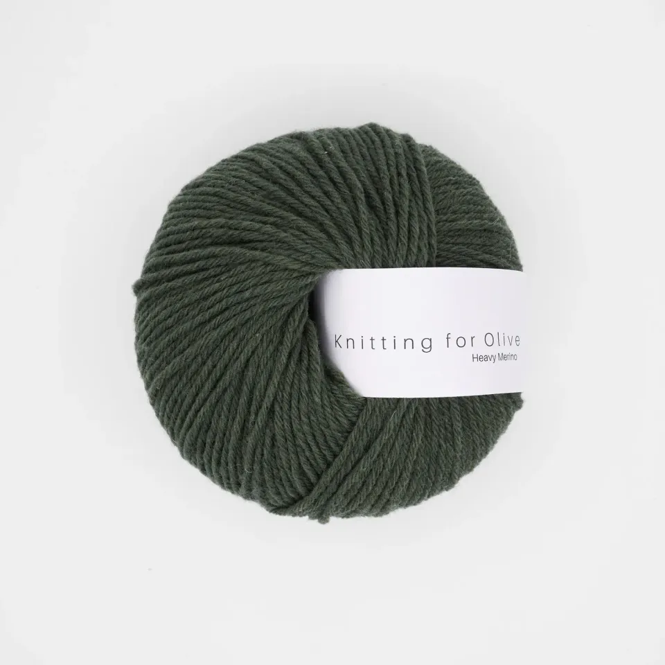 Knitting for Olive Heavy Merino Garn Bottle Green 50 g