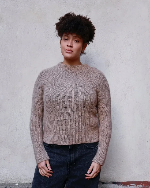 Knitting for Olive Bellis Rib Strickanleitung Bluse Rundpasse XS-5XL