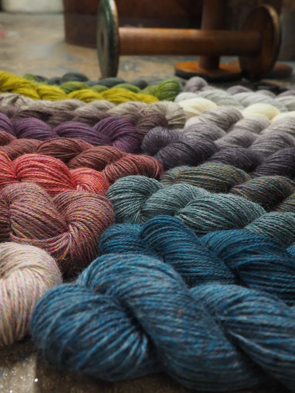 John Arbon Appledore Aran Strickwolle Fair Maid 100g robust